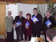 Willi Steger, Prof. Dr. Ludwig Reiner, Lilian Ernst, Ingo ter Meulen und Johann Schwankl Willi Steger, Prof. Dr. Ludwig Reiner, Lilian Ernst, Ingo ter Meulen und Johann Schwankl