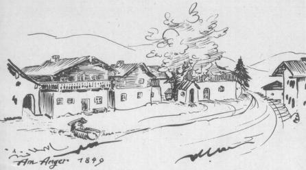 Der Anger um 1849
